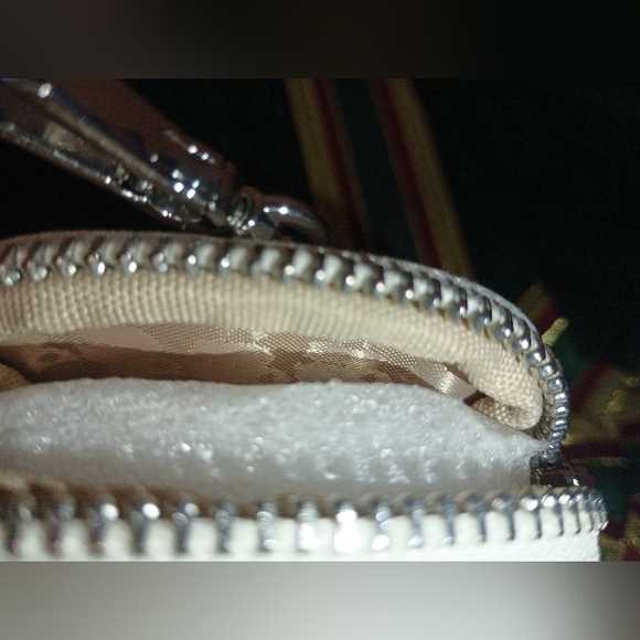 Karl Lagerfeld White Textured Mini Bag